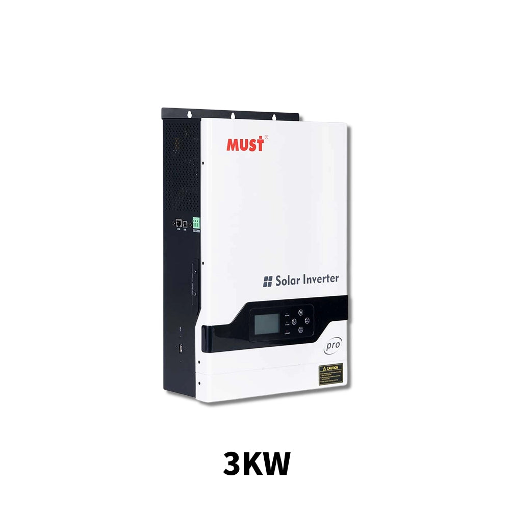 MUST PV1800 PH1800 3024 Pro 3KW 24V Off Grid On Off Grid Solar Inverter MPPT Controller 80A PV 450V